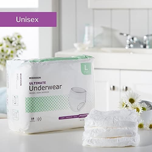 McKesson large unisex disposable underwear for maximum absorbency