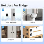 Instructions for installing child proof freezer locks