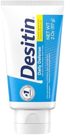 Desitin baby diaper rash cream with thirteen percent zinc oxide barrier protection
