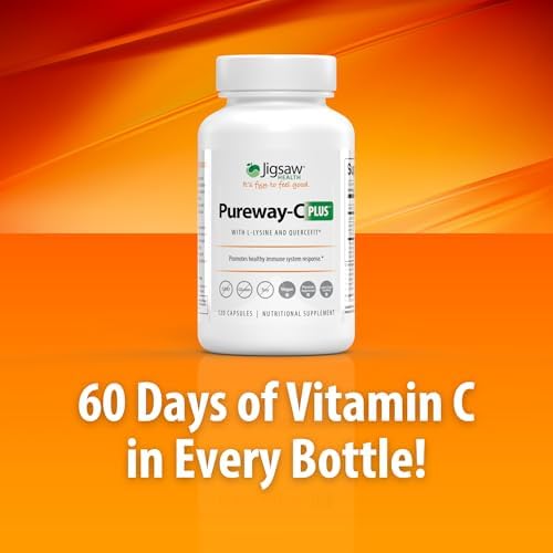 Back label of Jigsaw Health Pureway-C Plus showing ingredients
