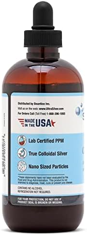 Ultra Silver true colloidal silver 500 Parts Per Million liquid dropper bottle
