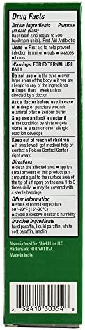 Compact first aid kit essential tube of bacitracin zinc wound ointment.