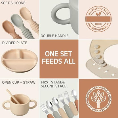 Yinder BPA free silicone feeding supplies for toddlers