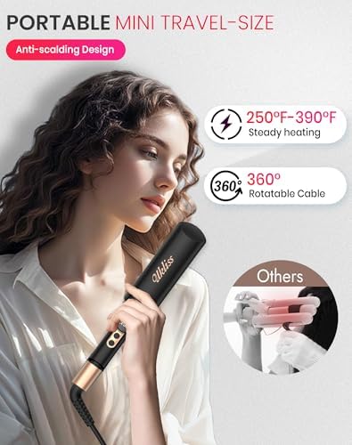 UKLISS authentic imported mini hair waver tool unboxed showing the premium packaging and accessories