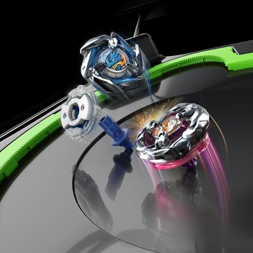 Full contents of Beyblade X Battle Set including arena cover
