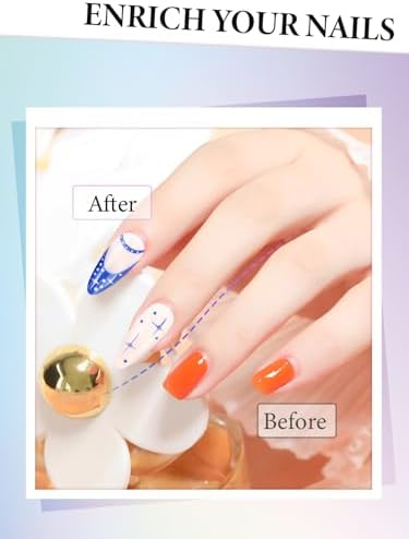 Yoovr nail art design tools kit arranged for manicure