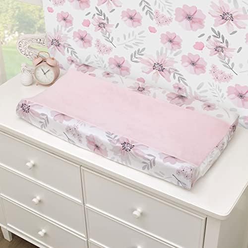 Thewasc floral changing pad cover soft texture detail