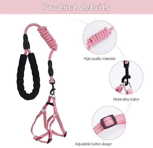 Close up look at the high strength nylon rope on the YeeBeny pig harness