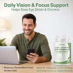 Evervision eye supplement nutrition facts panel