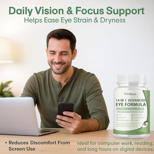 Evervision eye vitamin capsule supplement packaging