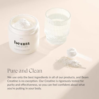 Authentic USA imported Beam Creatine monohydrate powder tub