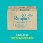 Pampers Swaddlers baby diaper packaging label
