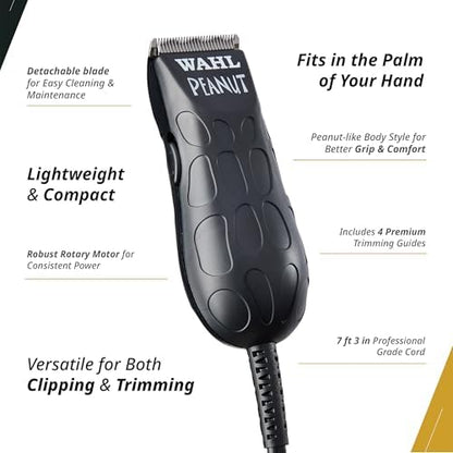 Detachable snap-on blade of Wahl Professional Peanut