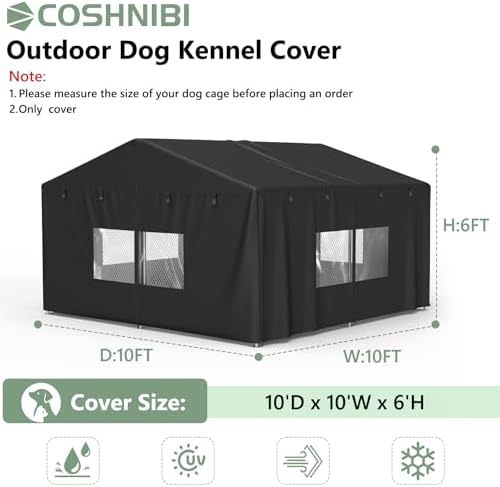 COSHNIBI heavy duty pet canopy close up of waterproof Oxford fabric