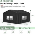 COSHNIBI heavy duty pet canopy close up of waterproof Oxford fabric