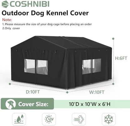 COSHNIBI heavy duty pet canopy close up of waterproof Oxford fabric