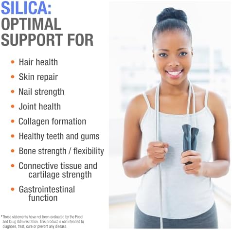 Lumina Health Cellfood Silica liquid dietary supplement bottle display demonstrating easy liquid drops application