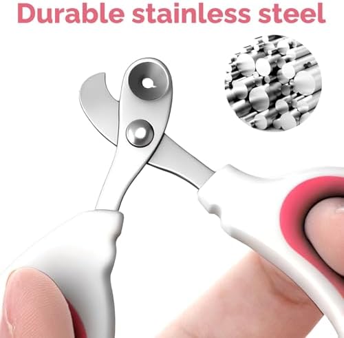 Full view of the Xyembu professional stainless steel small pet trimmer showcasing the complete aesthetic layout.
