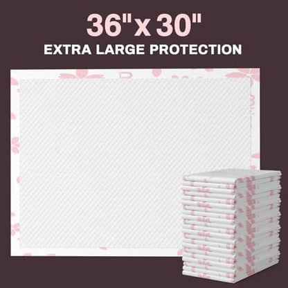 Close up of 7-layer leakproof absorbent material on Mkiss underpads
