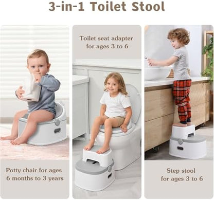 Himold potty chair converting to toilet training seat