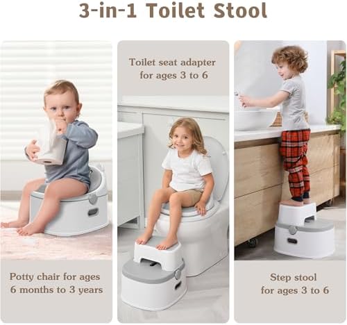 Himold potty chair converting to toilet training seat