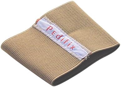 Elastic beige arch support sleeve showing the compression knit texture.