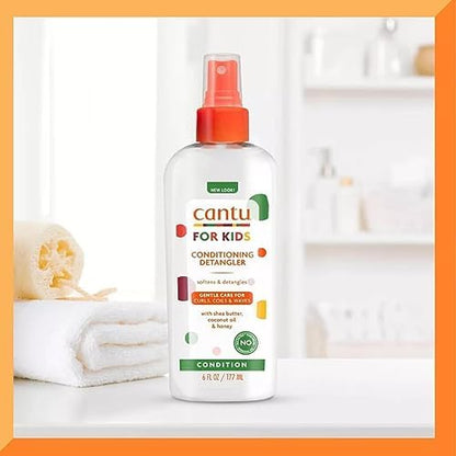 Authentic imported Cantu conditioning detangler liquid spray bottle for textured hair care