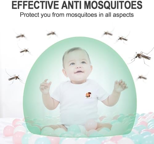 BuggyBands mosquito repellent stickers applied to clothing