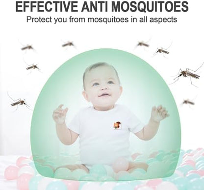 BuggyBands mosquito repellent stickers applied to clothing