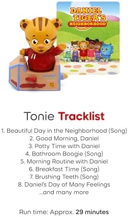 Daniel Tiger Neighborhood audio storytelling toy figurine packaging view