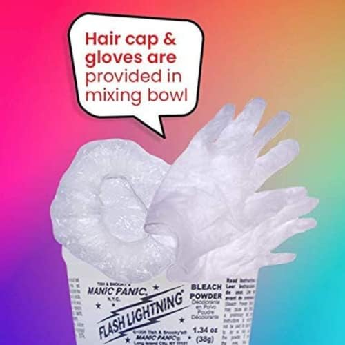 Professional hair lightener kit for dark hair