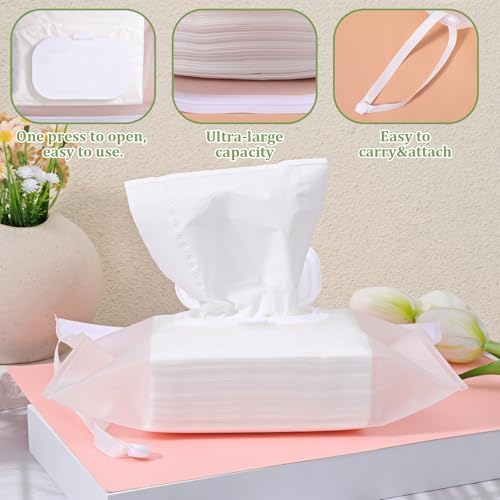 Yuntop wipe holder with flip top lid open