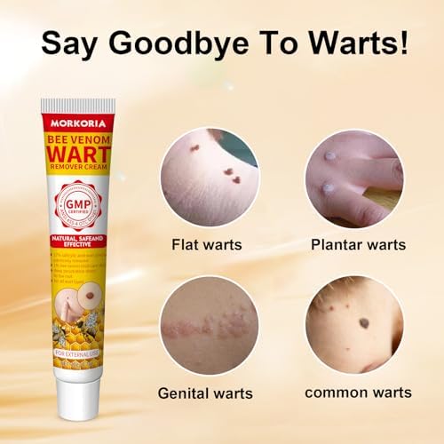 MORKORIA painless wart treatment for face and neck application.