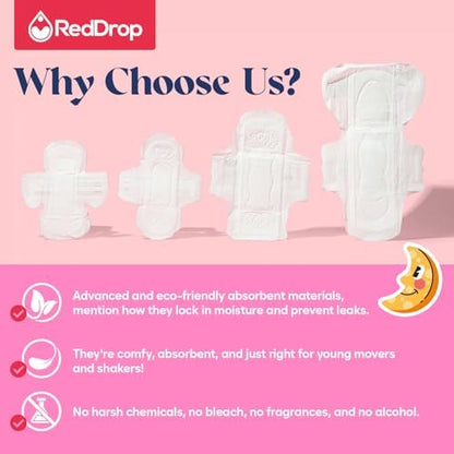 Authentic USA imported RedDrop period starter pack for tweens