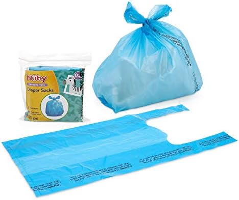 Nuby diaper sacks brand box and count details