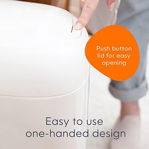 Diaper Genie Expressions personalizable pail with starter refill