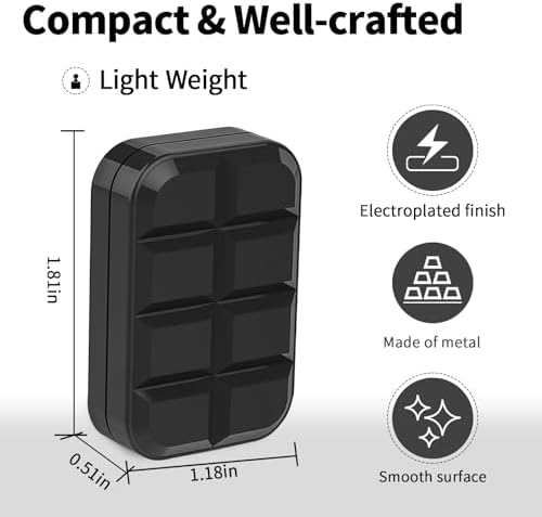 WSHWXY adult sensory metal brick slider trackless magnetic mechanism design close up