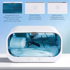 Close up of Heemeei sterilizer control panel for beauty tools