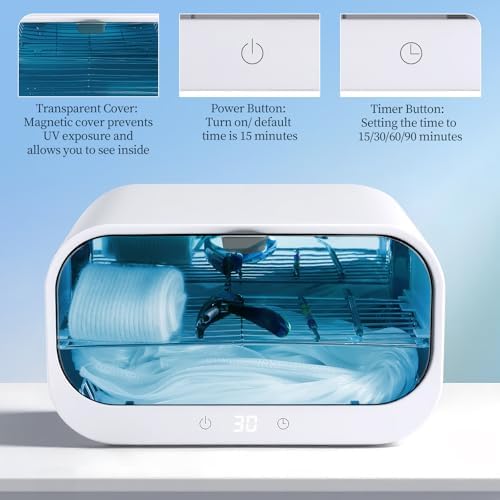 Close up of Heemeei sterilizer control panel for beauty tools