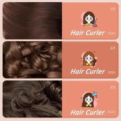 Anggrek Dualglam mini straightener being used on short hair and fringes