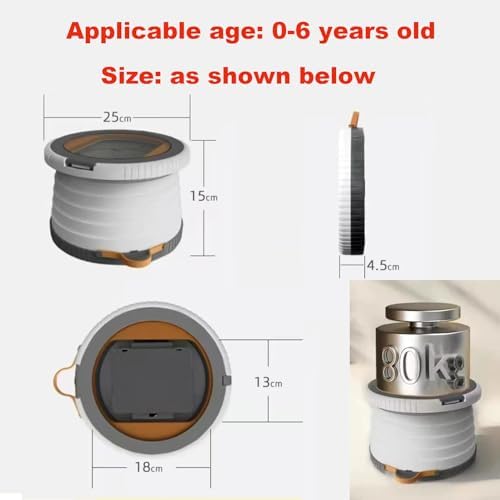 Foldable design of SunnySmile toddler travel potty seat