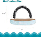 Catstages cat scratcher angled view showing bristles