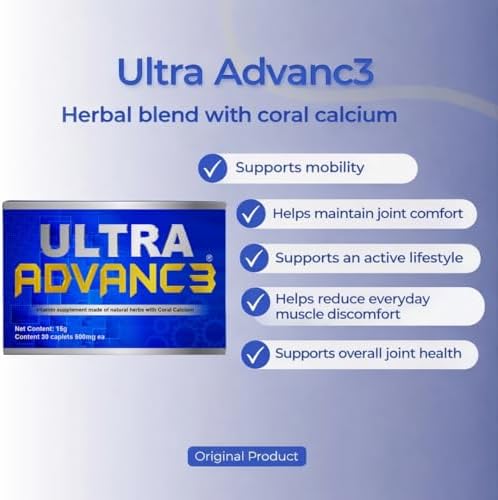 Authentic USA imported Ultra Advance 3 herbal capsules