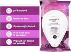 Dermatologist tested feminine hygiene wipes for odor removal and travel use.