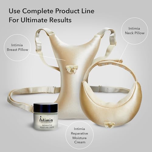 Intimia breast pillow packaging and product display