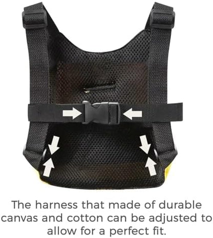 PandaEar 3-in-1 toddler backpack showing swivel connector