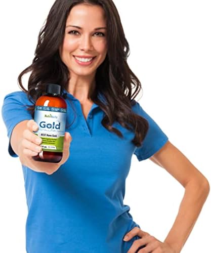 NutriNoche Colloidal Gold 30 PPM liquid supplement packaging details