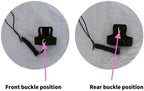 Barn Eleven large black bird harness outdoor training