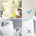 Splatter shield being used to clean pet accessories