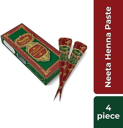 Pre filled mehendi cones for precise hair root touch ups